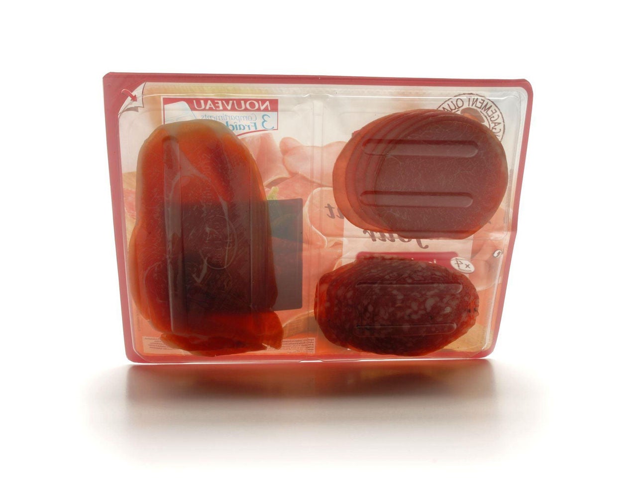 MULTIVAC Packaging Fresh Sliced Salami Display