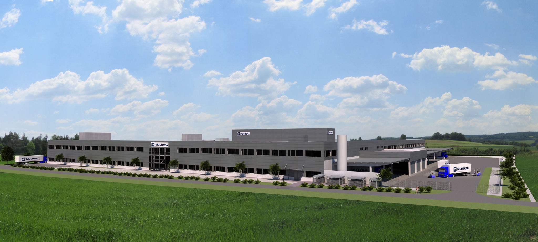 MULTIVAC Factory Exterior with Green Landscape