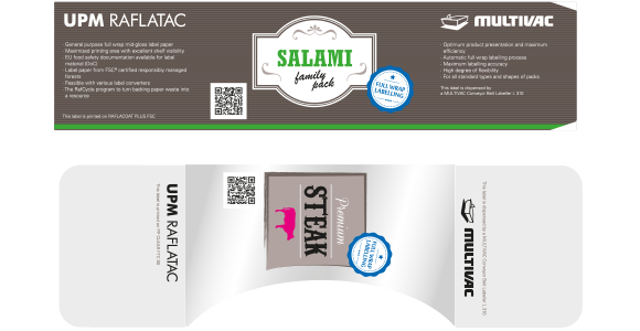 MULTIVAC Packaging Salami Family Pack Label Design