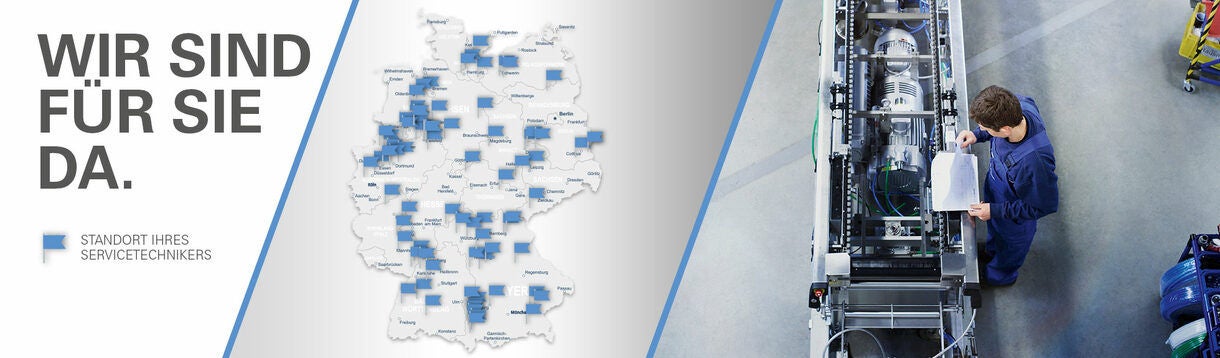 MULTIVAC Service Technician Locations Map Germany
