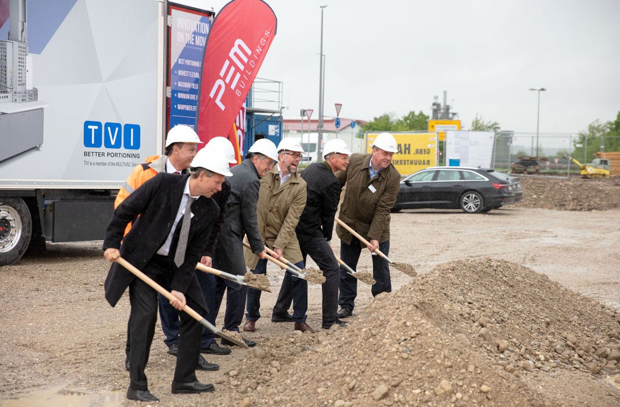 Construction Site Groundbreaking Ceremony