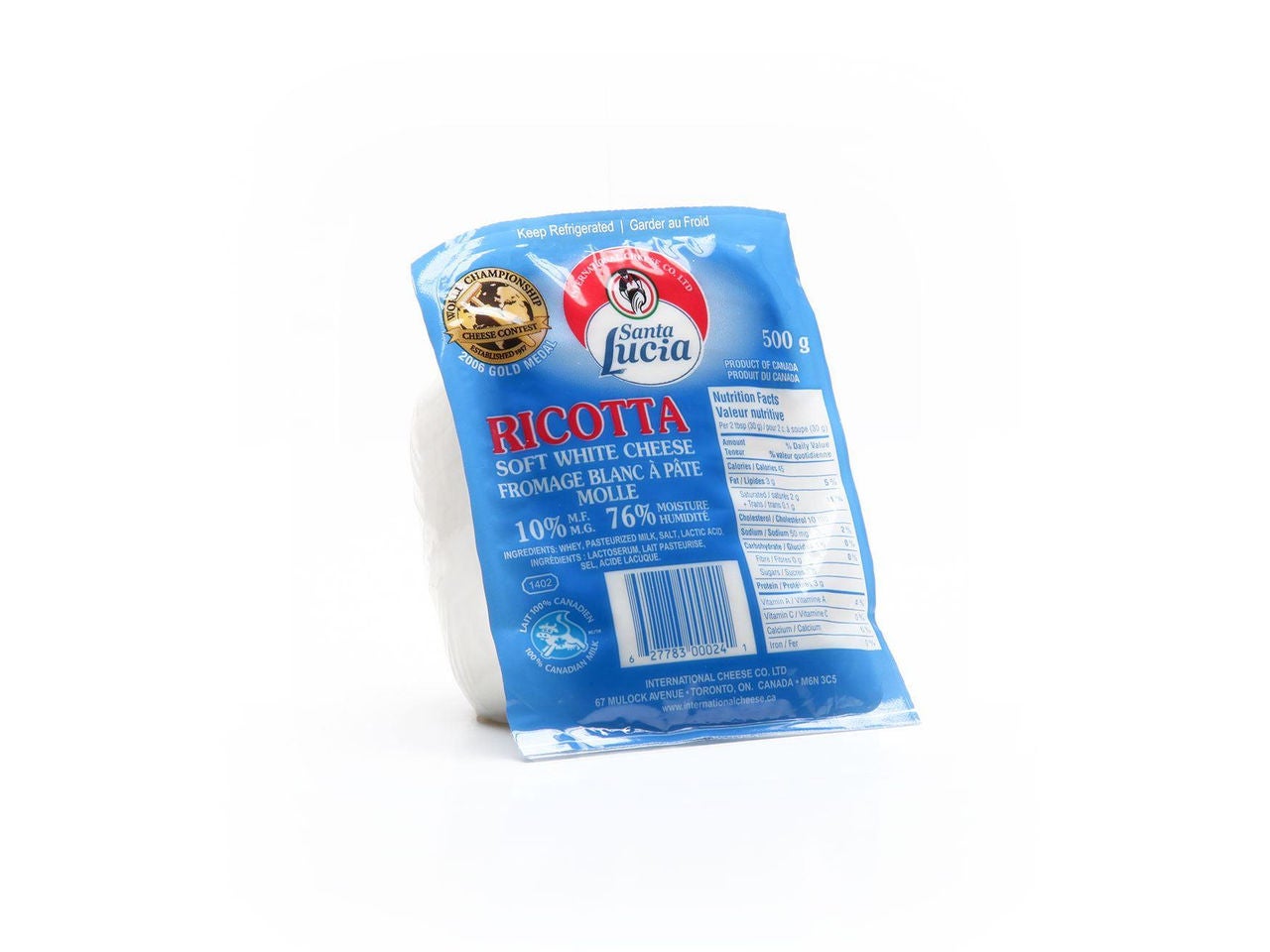 MULTIVAC Packaging Ricotta Cheese 500g Vacuum Sealed