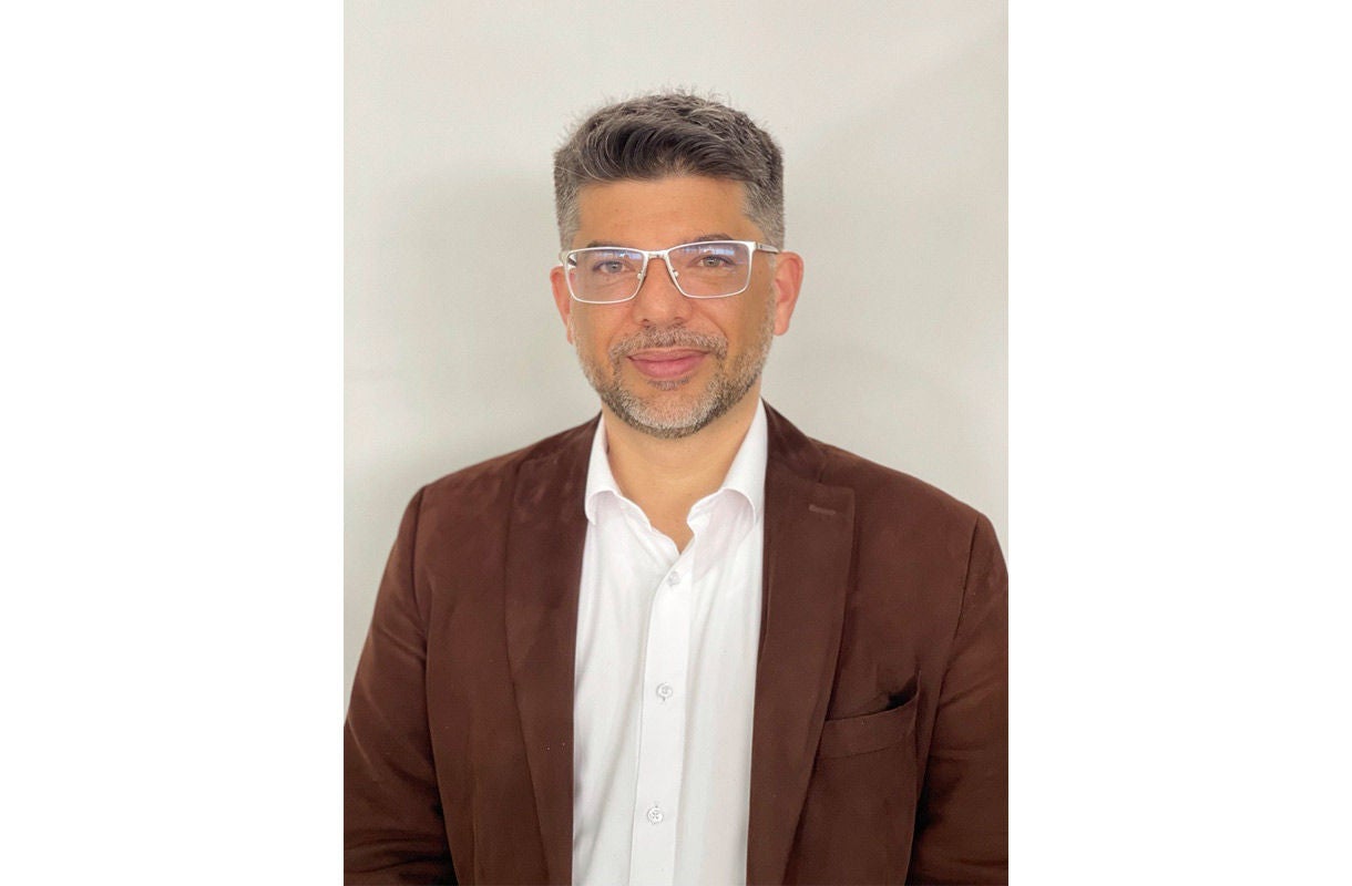 Business Professional in Brown Suit