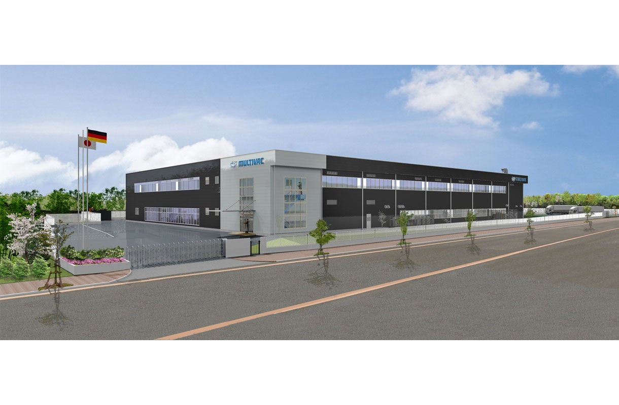 MULTIVAC Factory Exterior with German Flag