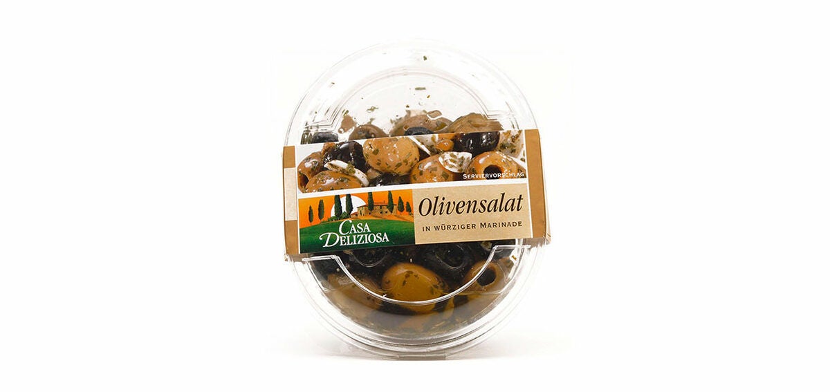 MULTIVAC Packaging Oliven Salat in Marinade Display